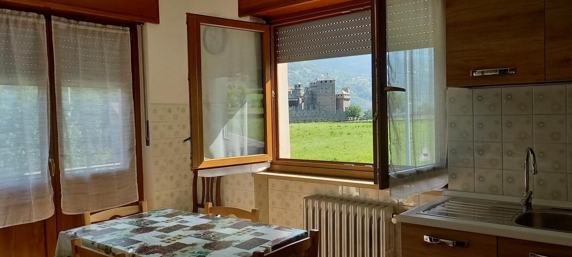 Vue Du Chateau Villa Fenis Bagian luar foto